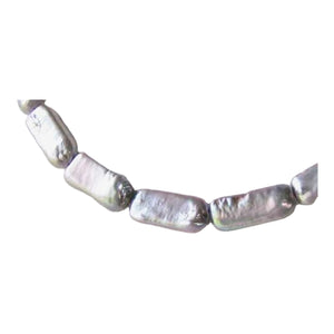 5 Glamour Platinum FW Rectangle Coin Pearls 9935
