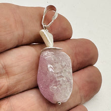 Load image into Gallery viewer, Kunzite and Triangle Pearl Sterling Silver Pendant | 2&quot; Long | Pink | 1 Pendant|

