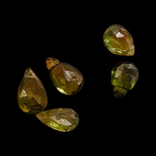 Load image into Gallery viewer, Sapphire AAA Faceted 2.2cts Parcel Briolette Beads | 6x4 to 5x4mm | Green | 5 |

