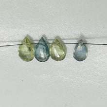 Load image into Gallery viewer, Sapphire AAA Faceted 1.69cts Parcel Briolette Beads | 6x4 to 5x4mm | White | 4 |
