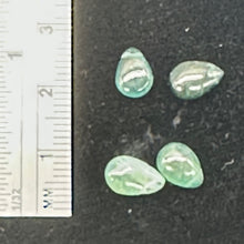 Load image into Gallery viewer, Grandidierite AAA Briolette Beads | 9x6x4 to 7x6x3mm | Aqua, Blue | 4 Beads |
