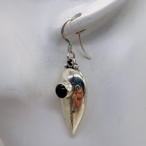 Royal Natural Amethyst Sterling Silver Drop Earrings | 1 3/4" Long |