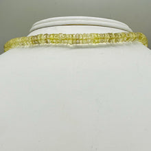 Load image into Gallery viewer, Citrine from Brazil Faceted Rondelle 8* Strand | 6x2mm | Yellow | 85 Beads |
