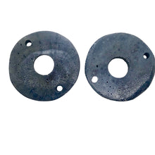 Load image into Gallery viewer, Blue Sponge Coral, Double Drilled | Blue | Disc | 30x4.5mm, | 2/parcel |
