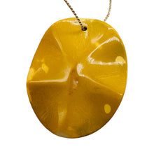 Load image into Gallery viewer, Hot Mustard Mookaite Large Oval Pendant Bead | 50x40x7mm |
