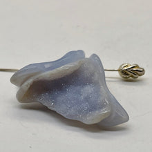 Load image into Gallery viewer, Blue Chalcedony Carved Druzy Flower Bead | 35 cts | 1 1/4" Long |
