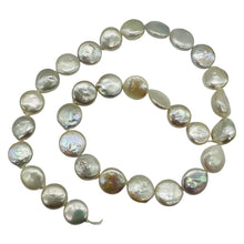 Load image into Gallery viewer, Glam Graduated White Coin FW Pearl Strand 4760
