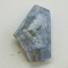 Load image into Gallery viewer, Chalcedony Druzy 20ct Designer Cut Pendant Bead | 26x16x8mm | Blue | 1 Bead |
