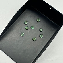 Load image into Gallery viewer, Brazilian Emerald Faceted Rondelle Beads 1.25 Ct Green 3mm 8 Pieces
