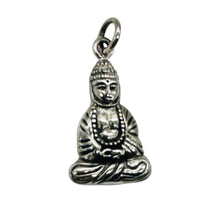 Load image into Gallery viewer, Buddha Sterling Silver Pendant | 1 1/4&quot; Long | Silver | 1 Pendant |
