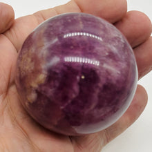 Load image into Gallery viewer, Lepidolite Purple Mica 346g Sphere | 2.4 in | Purple | 1 Display Specimen |
