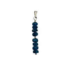 Load image into Gallery viewer, Dazzle Blue Apatite Moon Goddess 14K Gold Filled Pendant | 1" Long |
