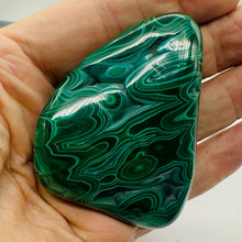 Load image into Gallery viewer, Malachite 145g Polished FreeForm Gemstone| 73x54x17mm | Green| Display Specimen|

