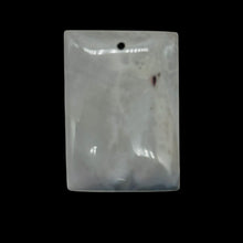 Load image into Gallery viewer, Crazy Lace Agate Designer Rectangular Pendant Bead | 40x30x5mm | Lavender Gray |
