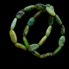 Load image into Gallery viewer, Shockingly Rare Chrysoprase Oval Bead 19x9x5mm Strand 108454
