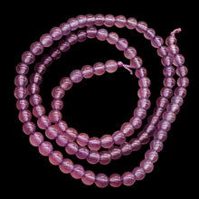 Load image into Gallery viewer, Chalcedony AAA Rare Bead Parcel | 4mm | Purple | 6 Beads |
