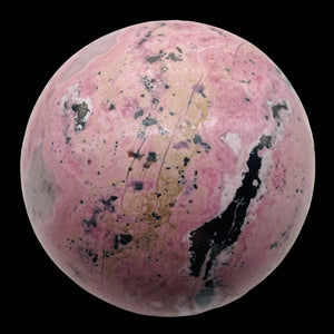 Rhodonite 426g Sphere | 2 1/2" | Pink Black | 1 Collector's Item |
