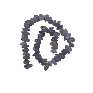 Oregon Holly Blue Chalcedony Agate 94 Grams | 12X11X8 19X13X9 | Blue | 59 Beads|