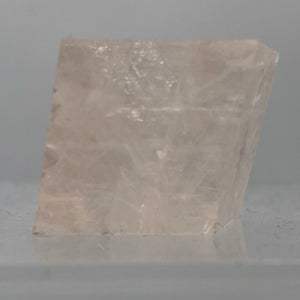 Optical Calcite Iceland Spar 25g Rectangular Prism | 22x20x19mm | Clear Pink |