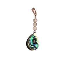 Load image into Gallery viewer, Tahitian Mother of Pearl, Rose Quartz Sterling Silver Pendant | 1 1/2&quot; Long |
