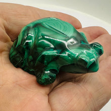 Load image into Gallery viewer, Malachite 65G Gemstone Carving Frog Figurine1 Specimen |

