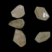 Load image into Gallery viewer, Rutilated Quartz Faceted Nugget Beads| 30x20 to 21x13mm | Clear, White| 5 Beads|
