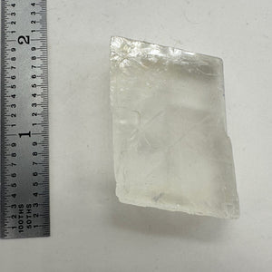 Optical Calcite Iceland Spar 39g Rectangular Display Specimen| 36x25x16mm| Clear