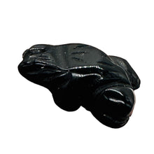 Load image into Gallery viewer, Charming Onyx Stone Frog Animal Beads Figurine | Black| | 20x18x9.5mm | Black
