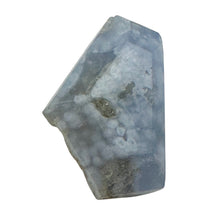 Load image into Gallery viewer, Chalcedony Druzy 20ct Designer Cut Pendant Bead | 26x16x8mm | Blue | 1 Bead |
