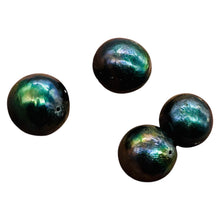 Load image into Gallery viewer, Blue Freshwater Pearl Beads 11mm Round 4 Pearls Parcel Jewelry Making
