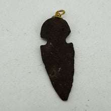 Load image into Gallery viewer, Sandstone Carved Arrowhead Pendant | 1 3/4" Long | Red | 1 Pendant |
