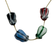 Load image into Gallery viewer, Frog Lampwork Glass Jumping Frogs Beads | 17x12x9mm | Multi-Color | 4 Beads

