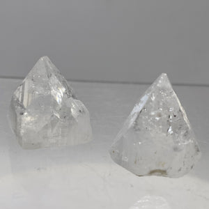 Apophyllite Stilbite Duo 104tcw Pyramids | 22x20 to 23x18mm | Clear, White |