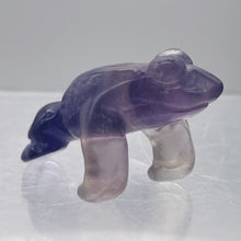 Load image into Gallery viewer, Frog Fluorite Glass Frog Figurine
