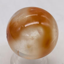 Load image into Gallery viewer, Quartz Orange 7g (2.4oz) Scrying Sphere | 38mm (1.5&quot;) | Clear Orange |
