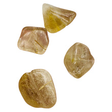 Load image into Gallery viewer, Gold Rutilated Quartz Nugget Beads Clear Quartz 4 Beads Brazil
