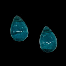 Load image into Gallery viewer, Rare 2 Seafoam Fluorite Pear Briolette Beads 9989
