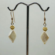 Load image into Gallery viewer, White Freshwater Pearl Dangle Earrings 14K Gold Filled 1.25 Inch
