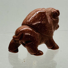 Load image into Gallery viewer, Goldstone Carved Buffalo Statue | 1 Figurine |
