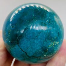 Load image into Gallery viewer, Chrysocolla Crystal 358g Sphere | 2 1/2&quot; | Blue Dark Green | 1 Collector&#39;s Item|
