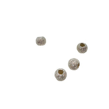 Load image into Gallery viewer, Stardust 4 Shimmering Sterling Silver 5mm Beads 7847
