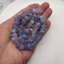 Load image into Gallery viewer, Oregon Holly Blue Chalcedony Agate 95 Grams | 14X11X6 15X10X10 | Blue| 56 Beads|
