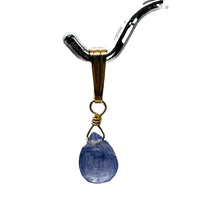 Load image into Gallery viewer, Tanzanite 14K Gold Filled Wire Wrap Pendant | Lavender | 1 inch Long |

