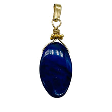Load image into Gallery viewer, Royal AAA Lapis Lazuli 14K Gold Filled Wire Wrap Pendant! | 1 1/4&quot; Long |
