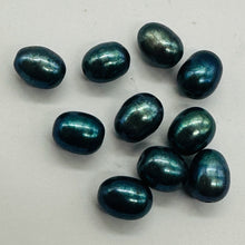 Load image into Gallery viewer, Fresh Water Perfect Beauties Pearl Parcel | 8x6mm|Midnight Ocean Blue|10 Pearls|
