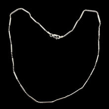 Load image into Gallery viewer, Italian Silver Waterfall Chain 24" Necklace 10025D
