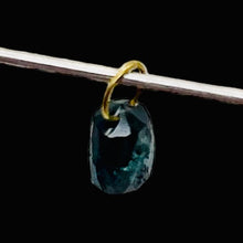 Load image into Gallery viewer, Diamond 14K .33ct Briolette Pendant| 4x3x2mm | Blue | 1 Pendant Bead
