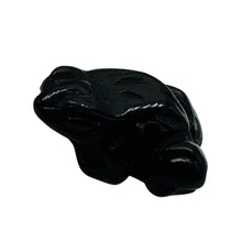 Load image into Gallery viewer, Charming Onyx Stone Frog Animal Beads Figurine | Black| | 20x18x9.5mm | Black
