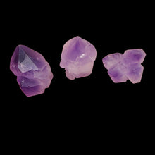 Load image into Gallery viewer, Amethyst Natural Crystals Bead Parcel | 24x17x15 to 20x16x15mm| Purple| 3 Beads|
