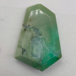 Chrysoprase 21g Freeform Pendant Bead | 48x32x10mm | Green | 1 Pendant Bead |